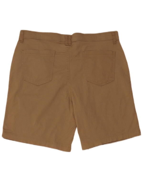 Lee - Pantalones cortos casuales para mujer Riders US 14 grande W34 algodón beige