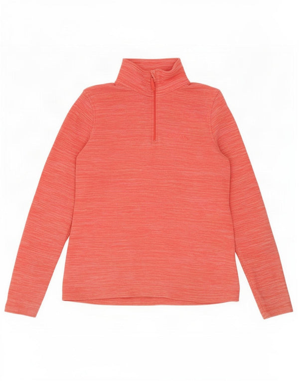 Jersey de forro polar con cremallera y cuello para mujer de Mountain Warehouse, talla 42, talla mediana, color rosa moteado