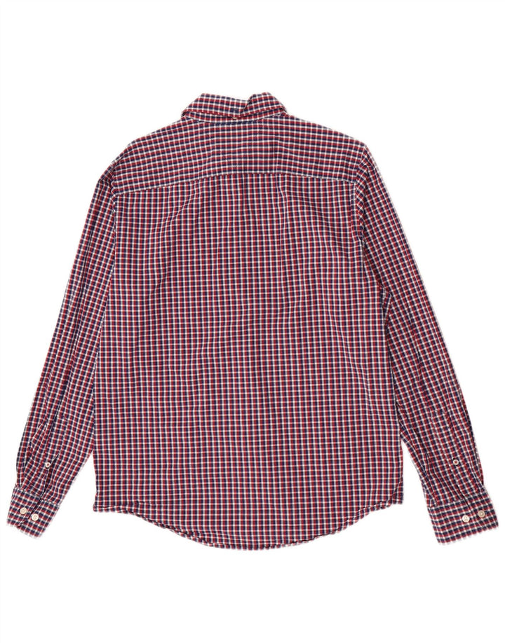 Camisa Tommy Hilfiger Slim Fit de algodón a cuadros multicolor mediano para hombre