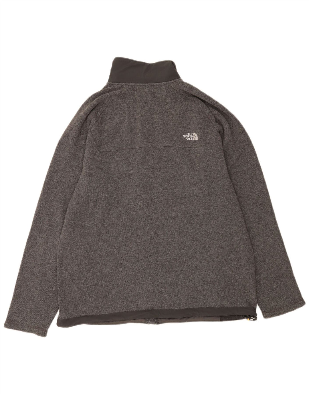 The North Face Jersey Cárdigan Hombre XL Lana Gris
