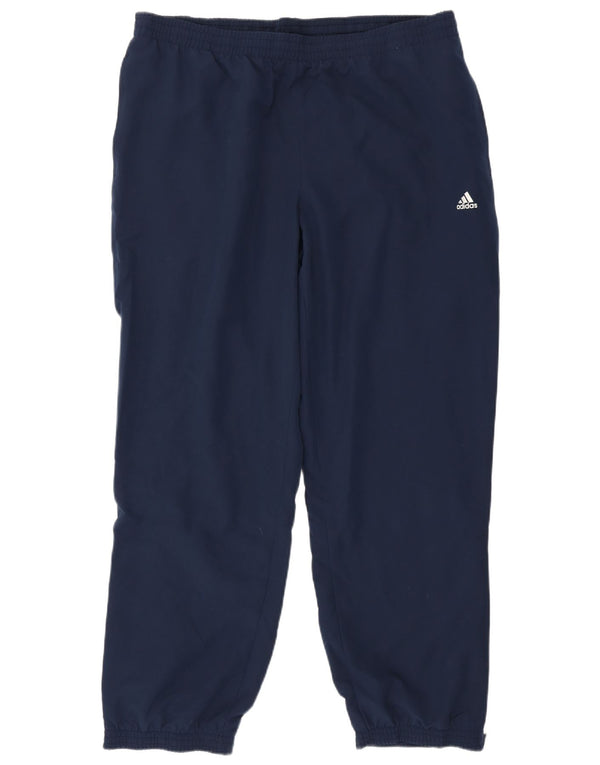 Adidas Hombre Climalite Chándal Pantalones Joggers XL Azul Marino Poliéster