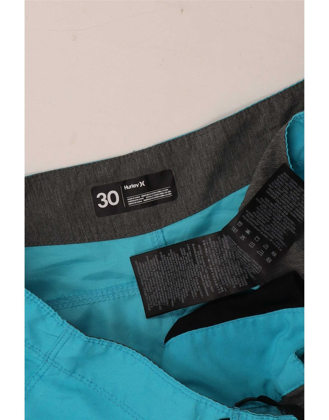 Bañador Hurley Hombre Azul Medio Poliéster