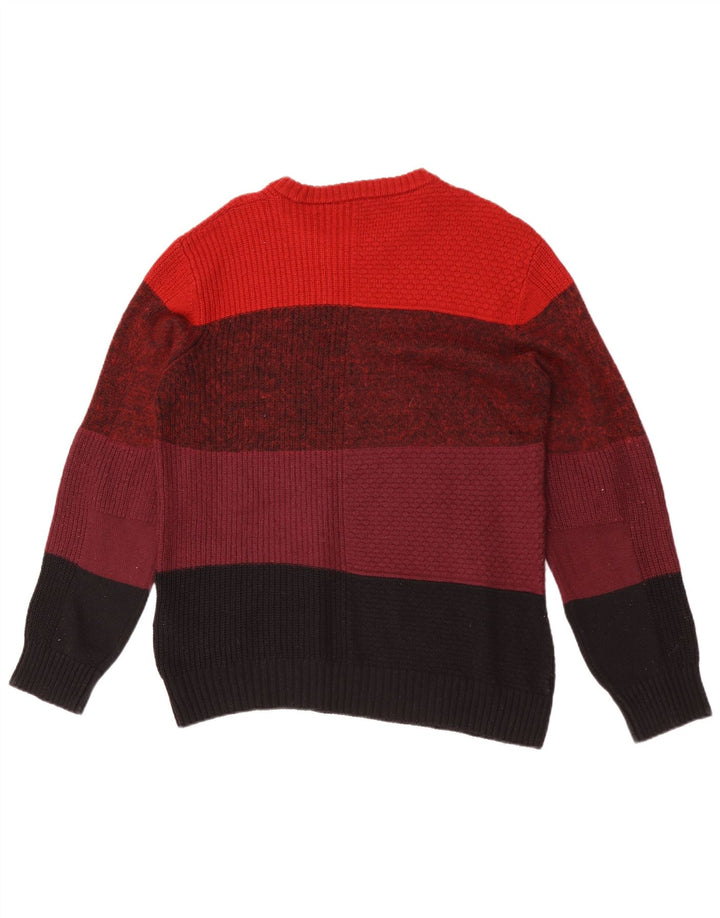 Diesel Hombre Jersey De Cuello Redondo Jersey Medio Multicolor Colorblock