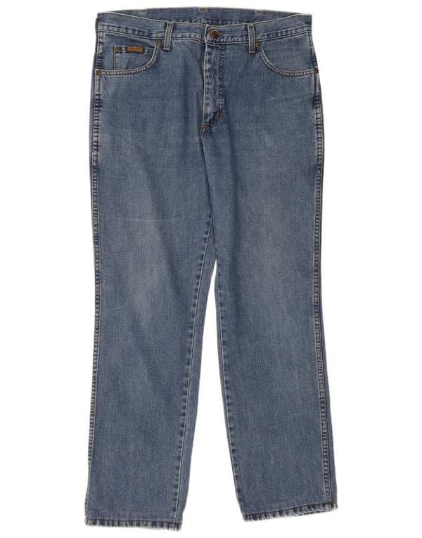 Wrangler Vaqueros rectos para hombre W36 L34 Algodón azul