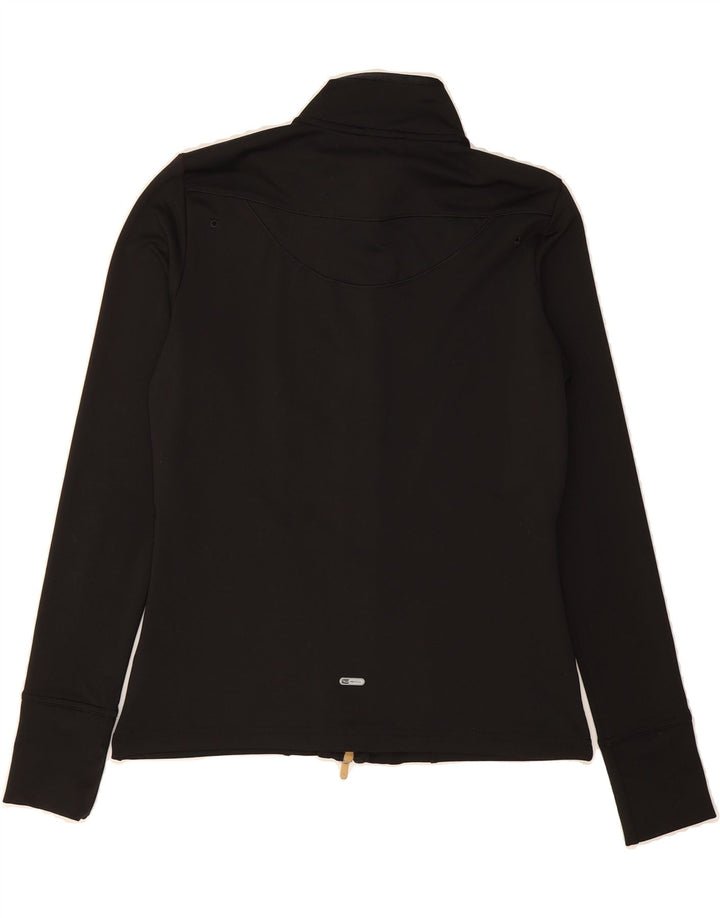PUMA Womens Tracksuit Top Jacket UK 12 Medium Black Polyester Vintage Puma and Second-Hand Puma from Messina Hembry 