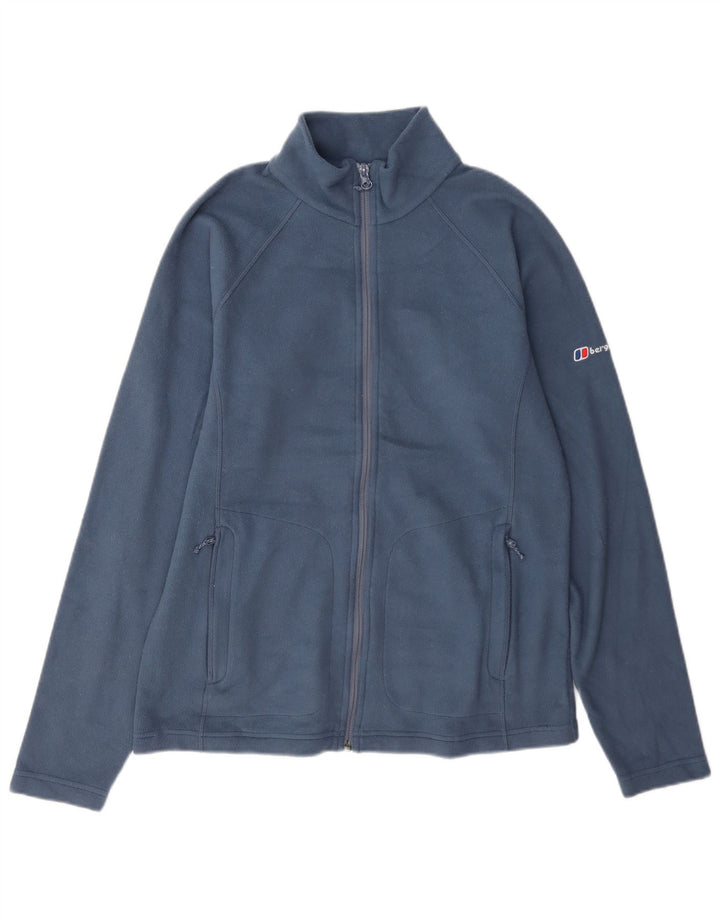 Berghaus Chaqueta polar para mujer UK 44 Poliéster azul medio