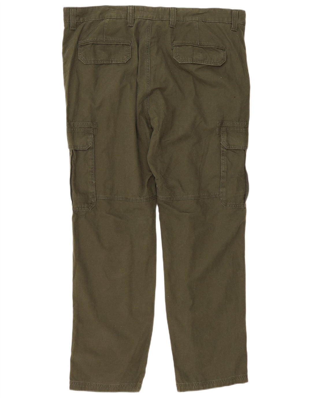 Marks & Spencer Pantalones cargo rectos para hombre W40 L31 Algodón caqui