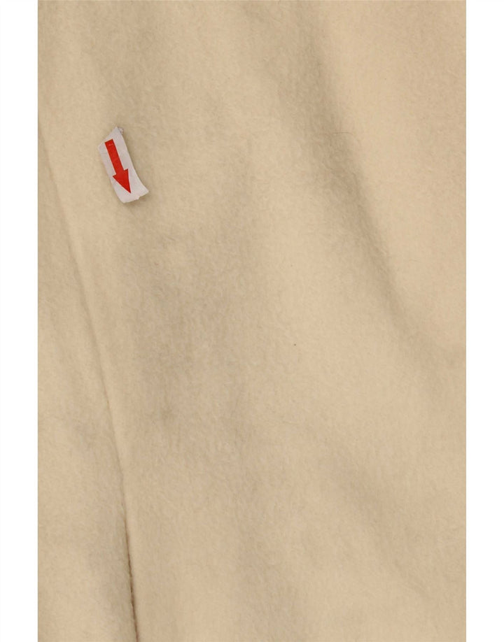 Abrigo vintage para mujer IT 42 Lana virgen blanca media