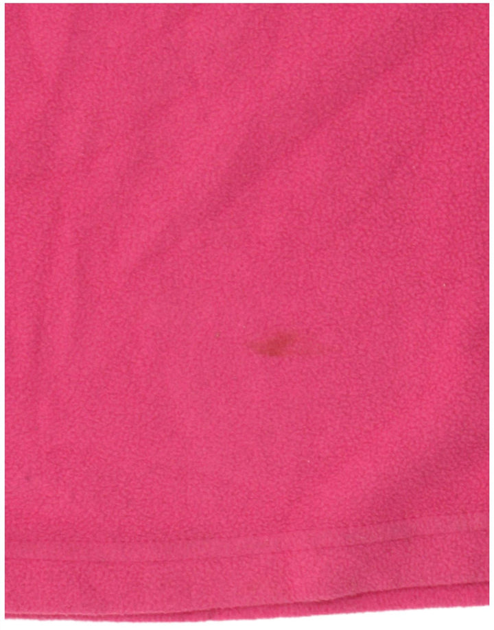 Jersey de forro polar con cuello y cremallera para mujer Invicta UK 14 Poliéster rosa medio