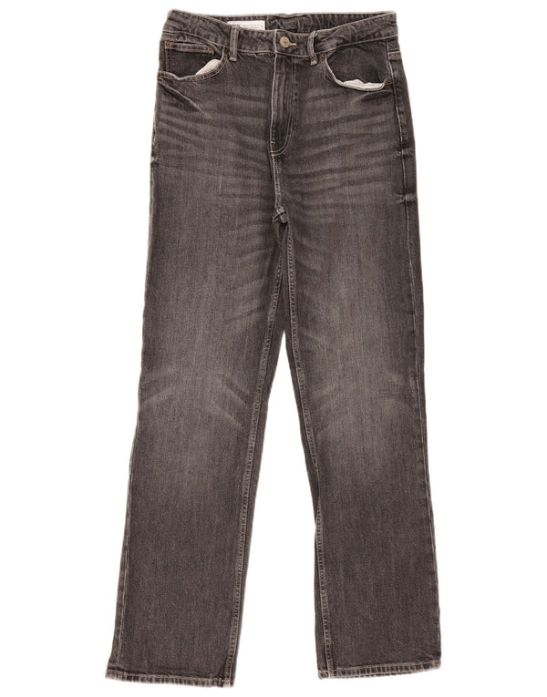 Zara Jeans rectos para hombre EU 40 Medium W30 L32 Algodón gris