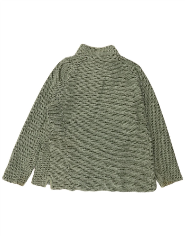 WEIRD FISH Chaqueta de chándal para mujer UK 20 2XL Algodón verde