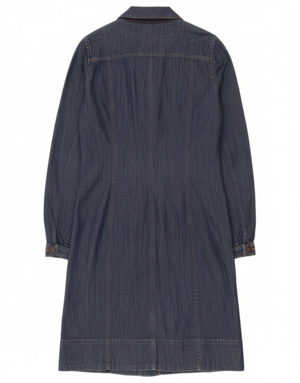 Boden Vestido camisero vaquero de manga larga para mujer UK 8 Small Algodón azul marino