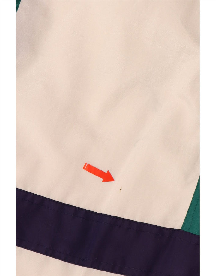 COSMOS Chaqueta superior de chándal para hombre UK 46 Large White Colourblock