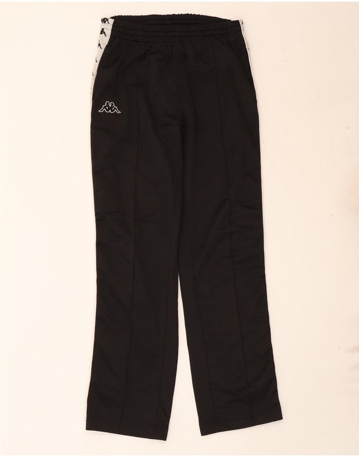 Kappa Hombre Pantalones De Chándal Gráficos Poliéster Color Block Medium Negro
