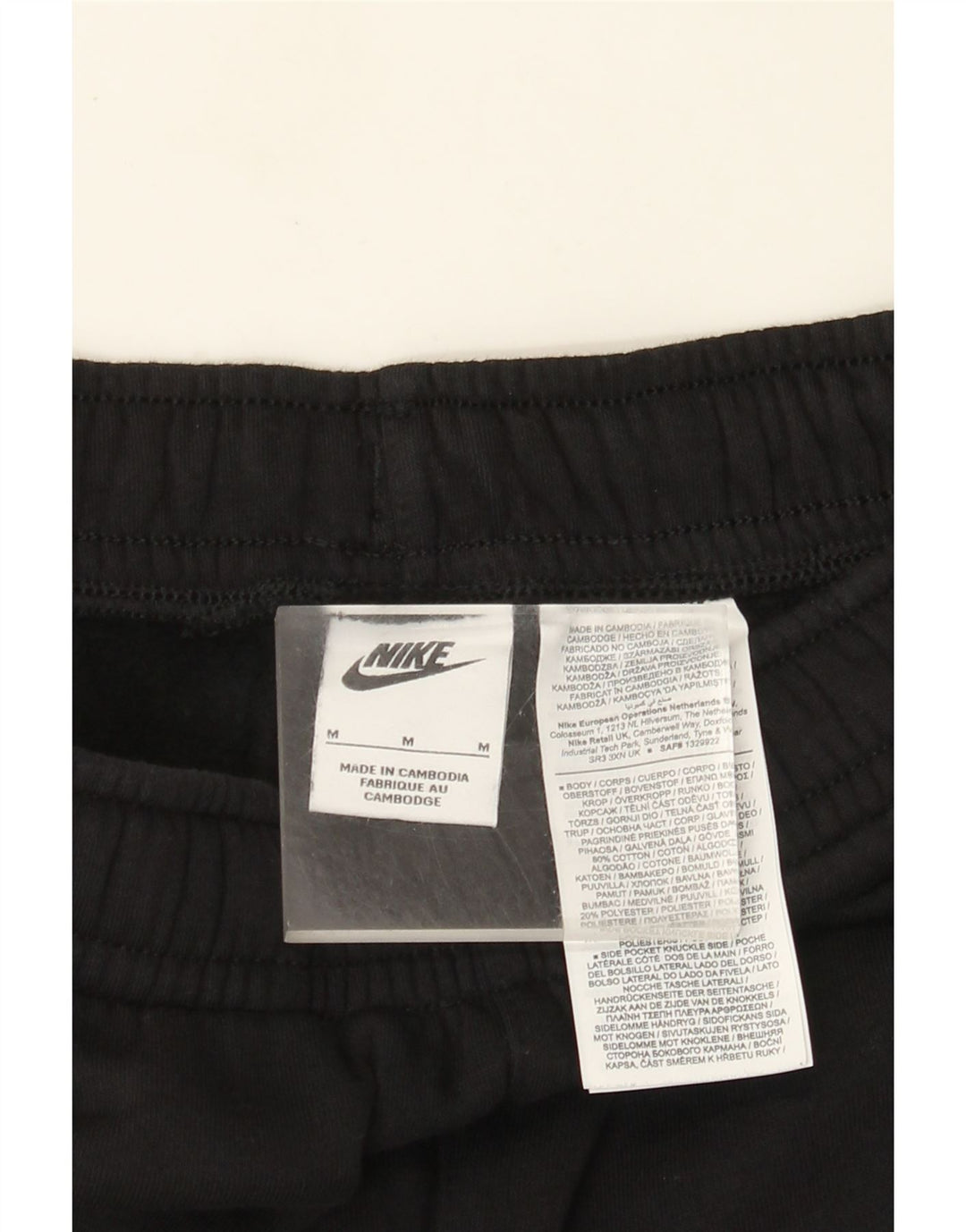 Nike Pantalones De Chándal Con Gráficos Joggers Medium Black Colorblock