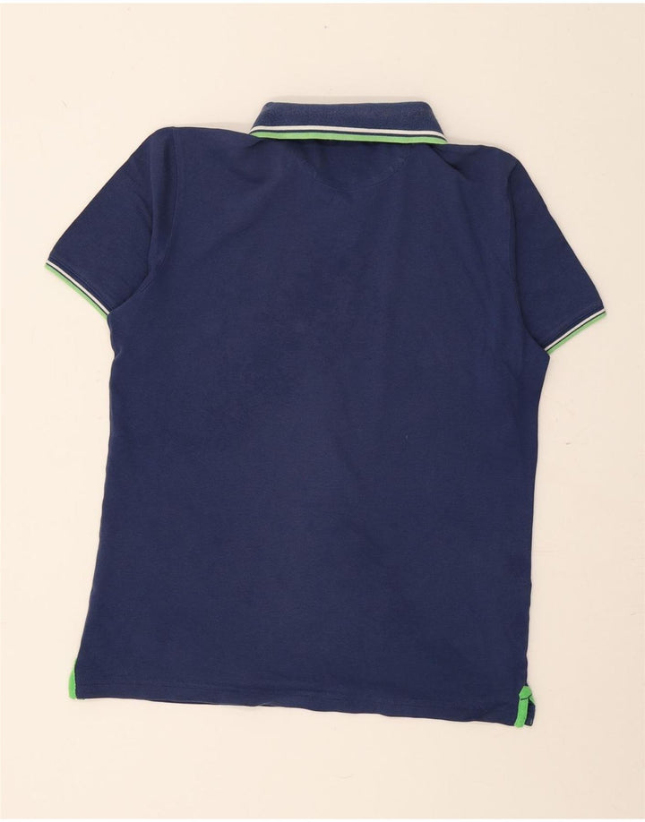 Champion Herritage Fit Polo Hombre Azul Medio