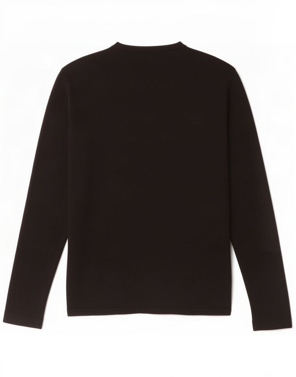 Zara Hombre Top Manga Larga Viscosa Negro Medio