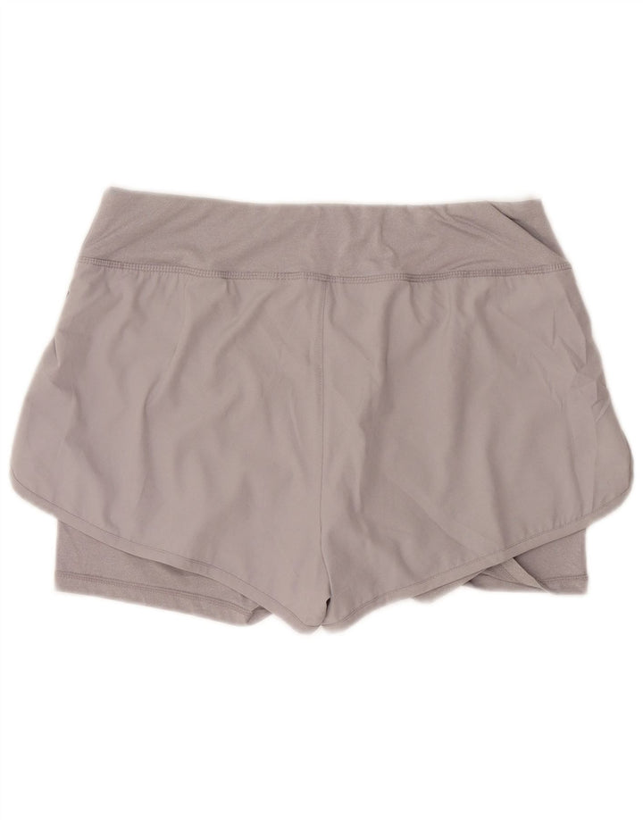 Reebok Pantalones cortos deportivos para mujer UK 46 Grande Gris Poliéster