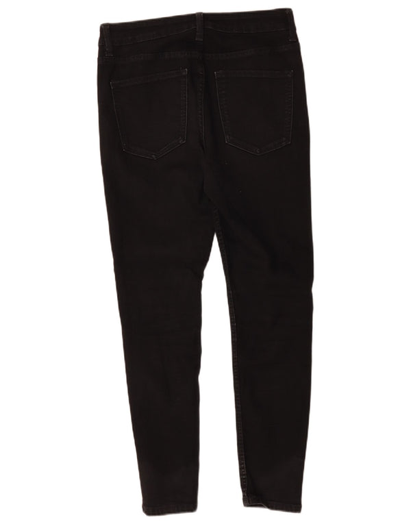 Marks & Spencer Jeans Ajustados The Ivy para Mujer UK 10 Small W27 L26 Negro