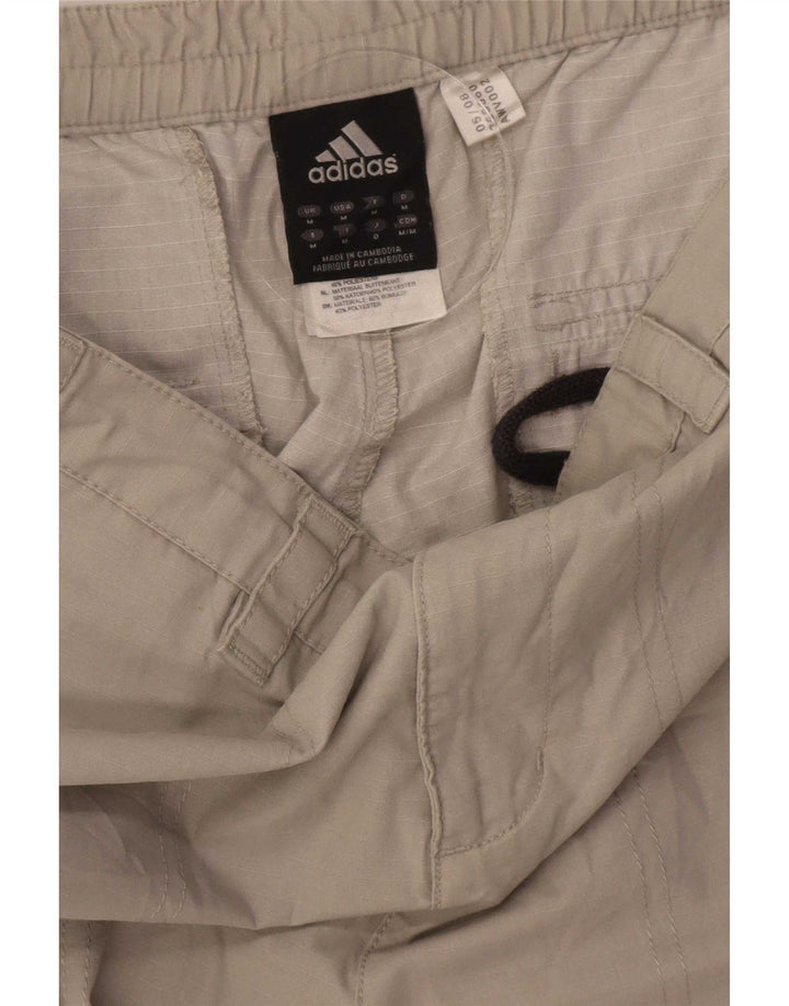 Adidas Bermudas Cargo para Hombre Medium W32 Algodón Beige