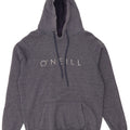 O'NEILL Jersey con capucha gráfica para hombre de algodón azul marino mediano