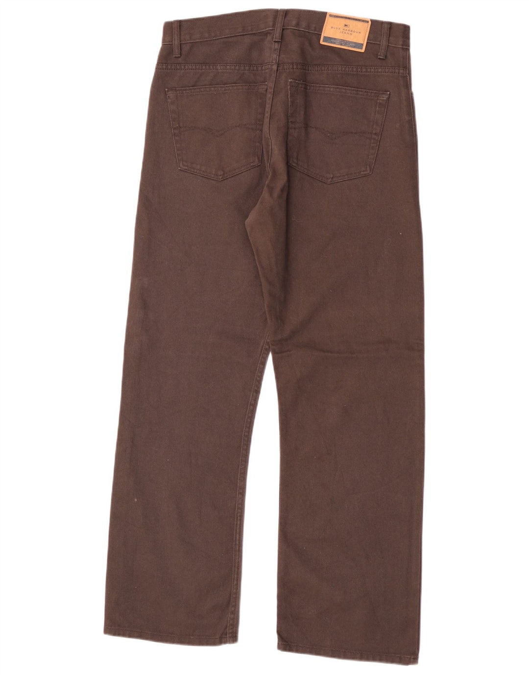 Marks & Spencer Vaqueros rectos azules Harbor para hombre W32 L29 Algodón marrón