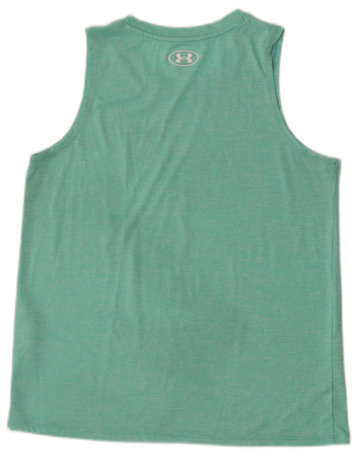 Under Armour Camiseta sin mangas para mujer UK 6 XS Poliéster moteado verde