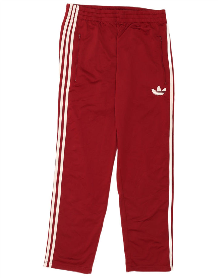 Adidas - Pantalón de chándal para hombre, talla grande, color burdeos, poliéster