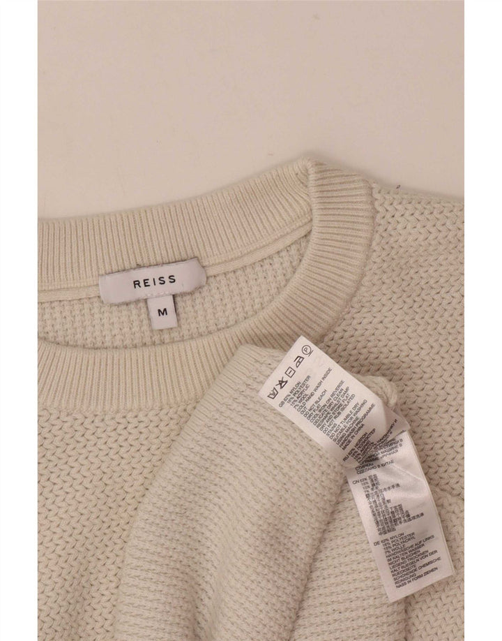 Jersey De Cuello Redondo Reiss Hombre Nylon Beige Medio