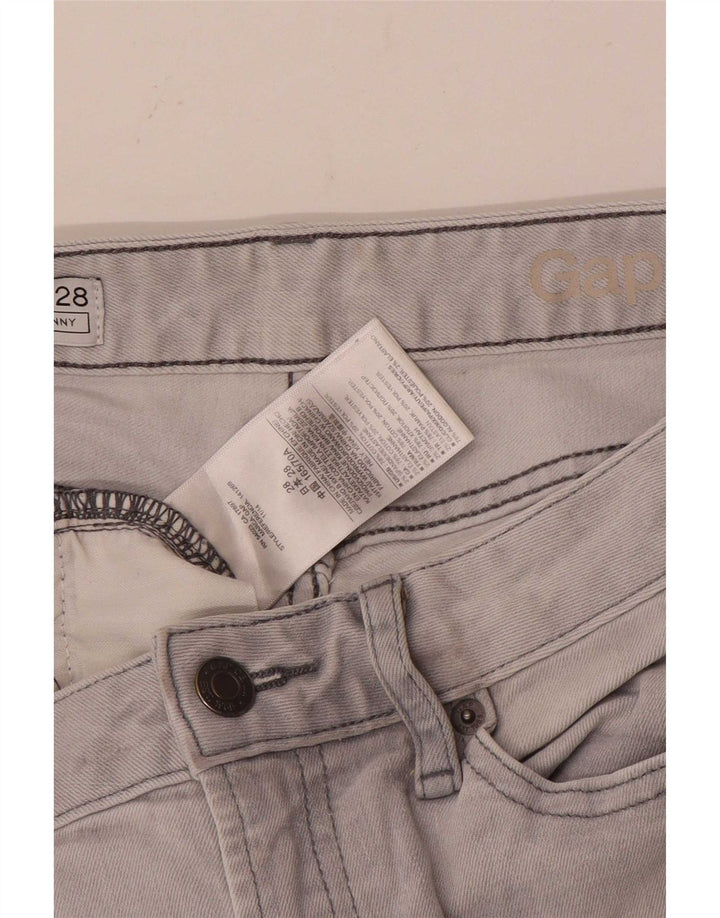 Vaqueros pitillo para mujer Gap W28 L28 Algodón gris