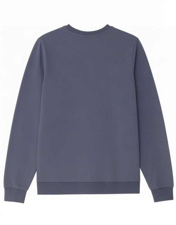 Kappa Hombre Sudadera Gráfica Jumper Large Algodón Azul