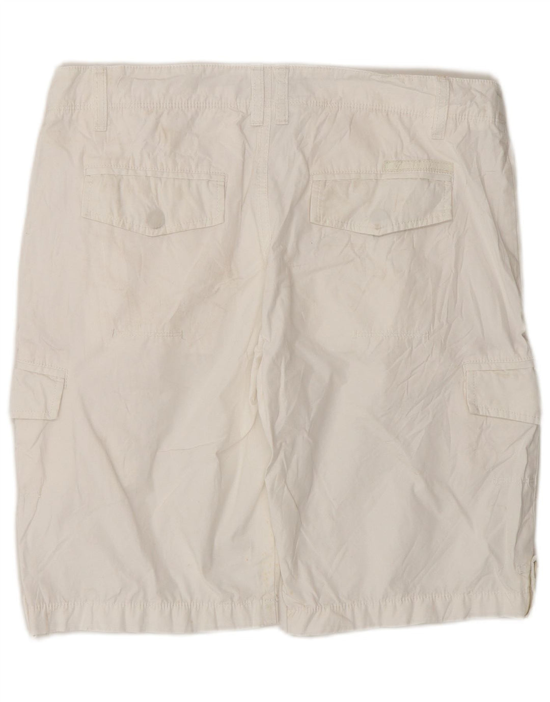 Pantalones cortos cargo Calvin Klein para hombre W32 Algodón blanco mediano
