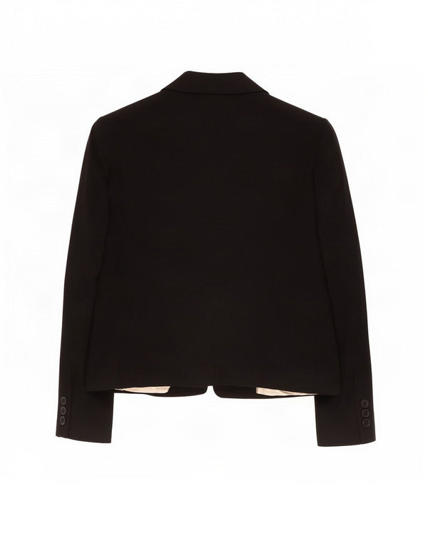 Marks & Spencer Chaqueta tipo blazer con 1 botón para mujer UK 20 2XL Poliéster negro