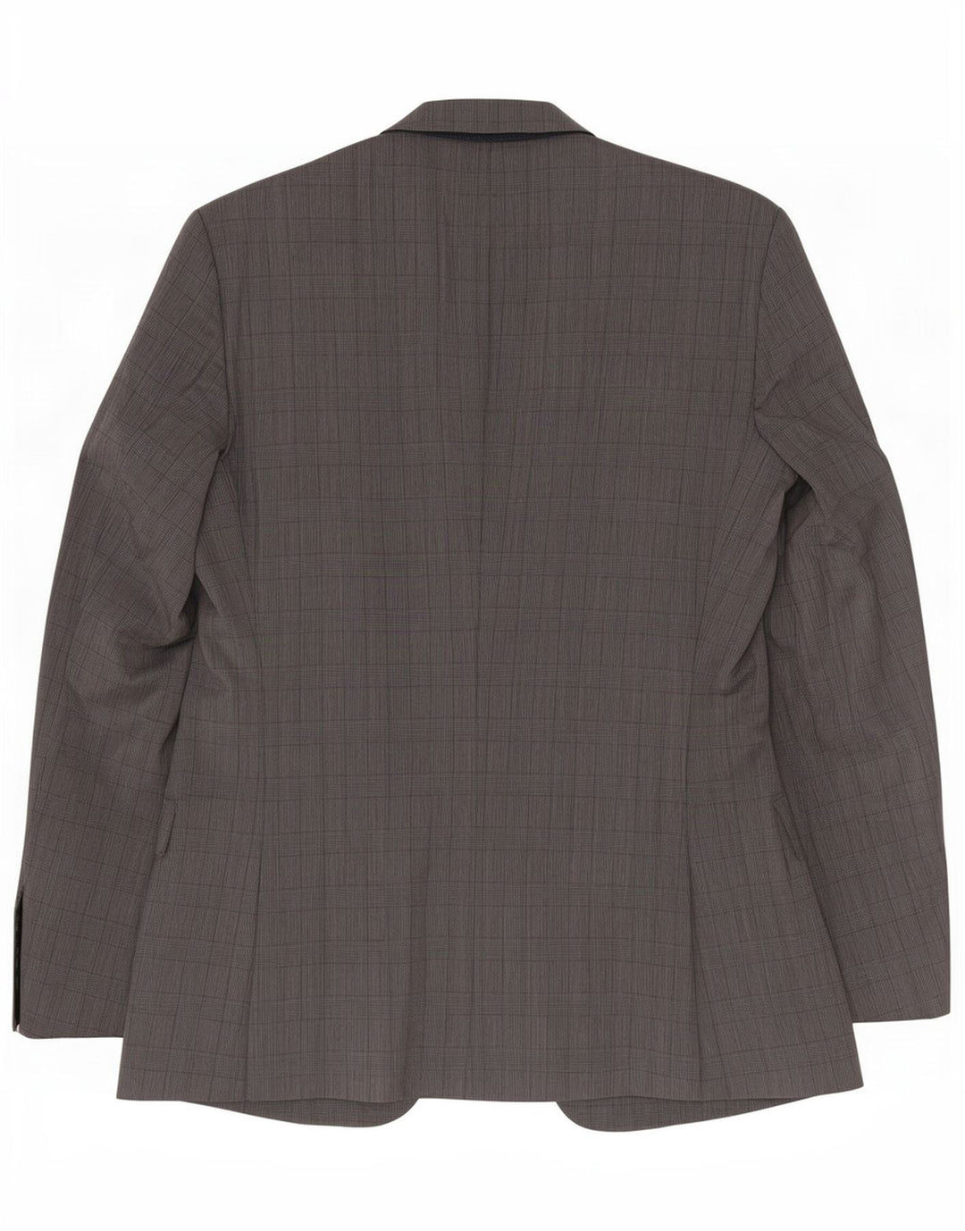 Hugo Boss Chaqueta tipo blazer de 2 botones para hombre EU 48 Lana virgen a cuadros gris medio