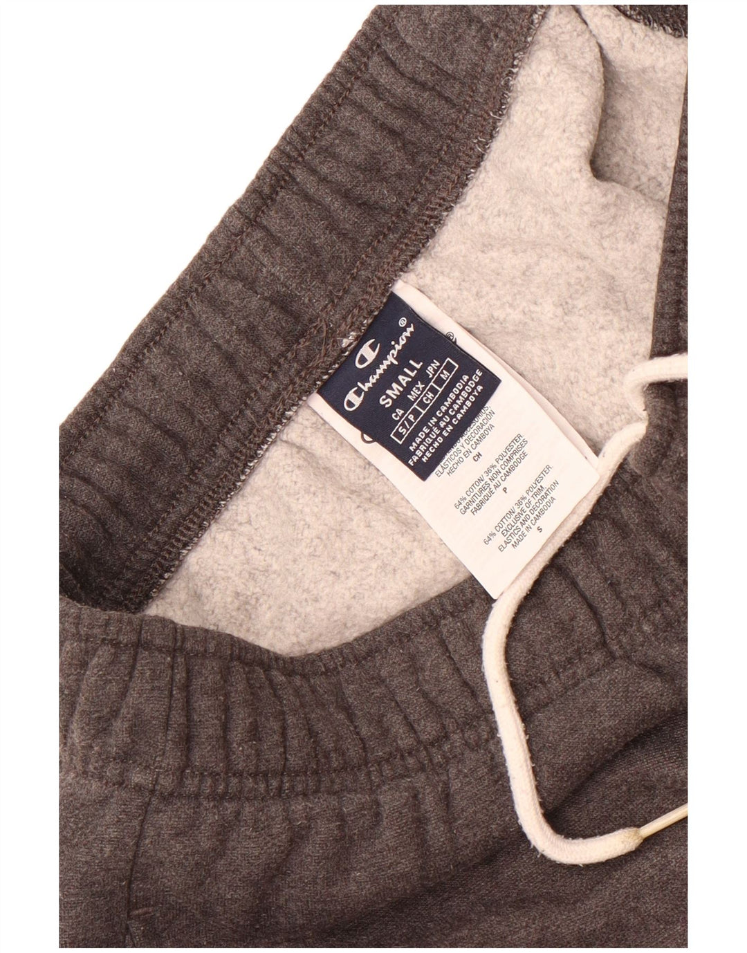Champion Pantalones De Chándal Para Hombre Joggers Small Gris Algodón