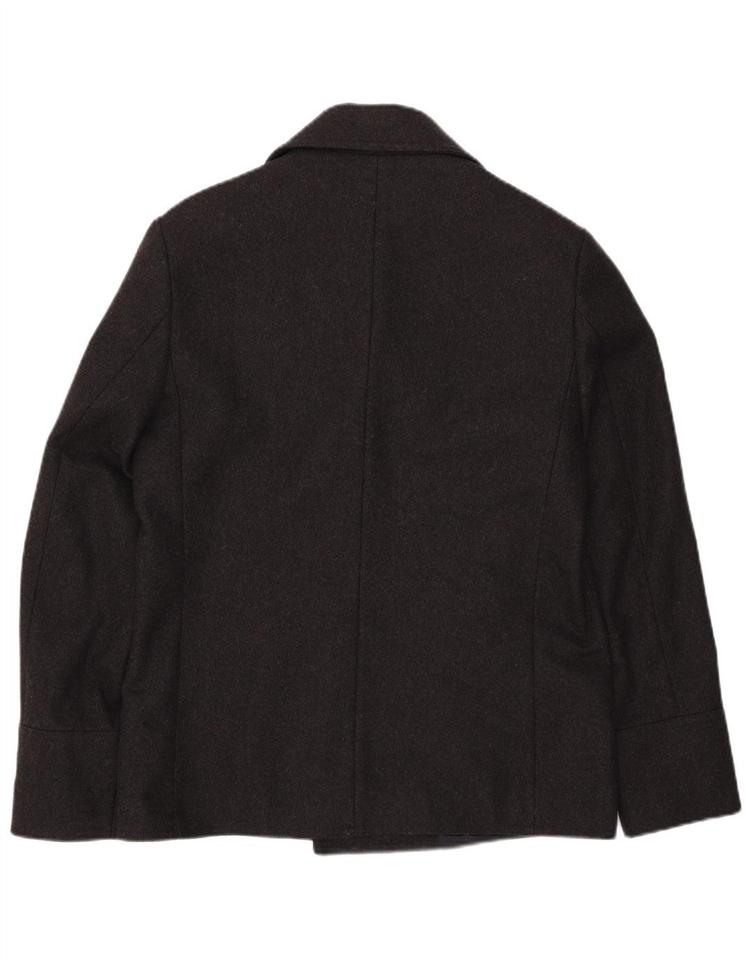 Sisley Hombre Chaquetón IT 50 Grande Lana Negra