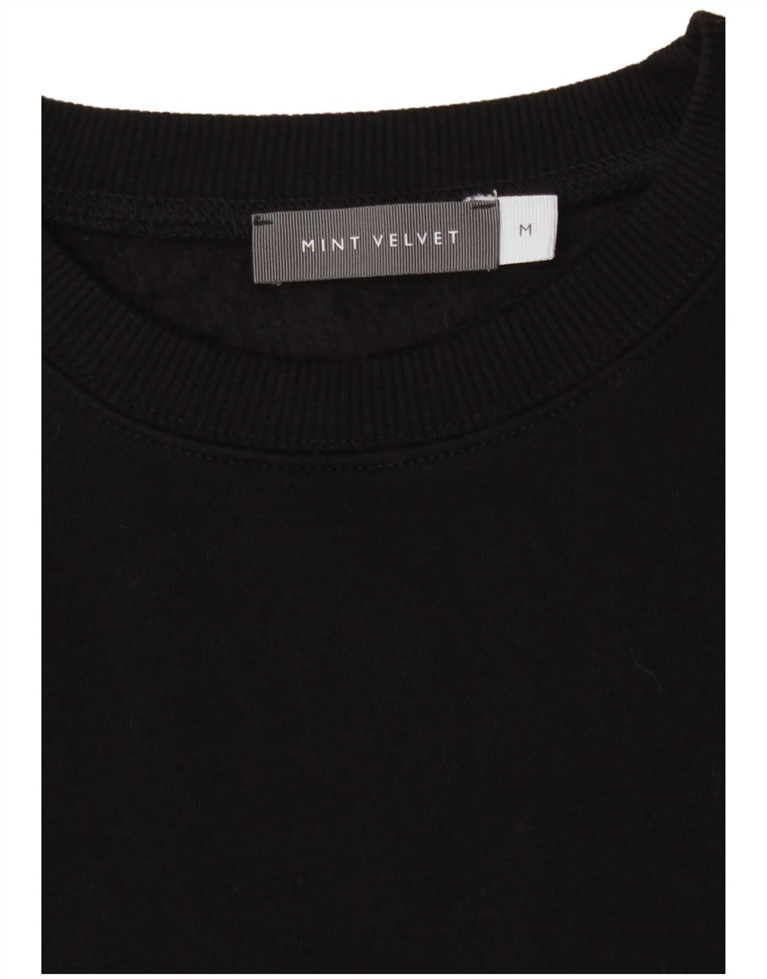 MINT VELVET Sudadera para mujer Jumper UK 40 Mediano Negro