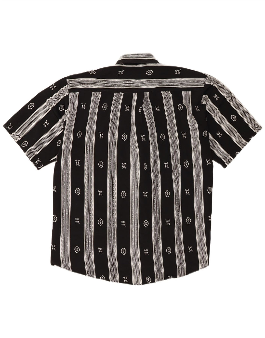 Cassera Camisa Manga Corta Hombre XL Poliéster Geométrico Negro