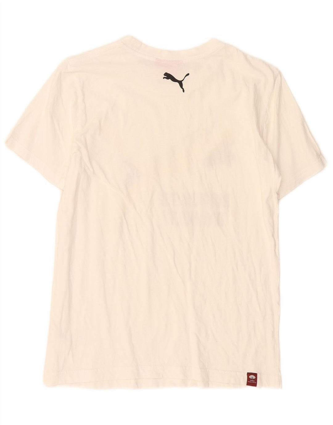 Puma - Camiseta gráfica para hombre, talla pequeña, color blanco