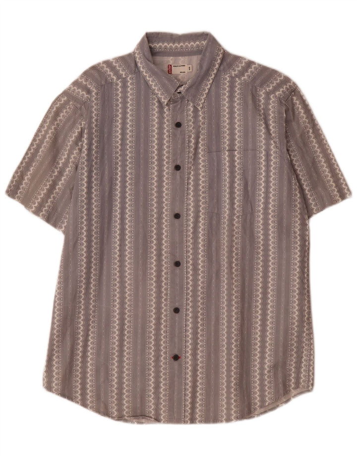 Camisa Levi's Hombre Manga Corta Rayas Azul Medio