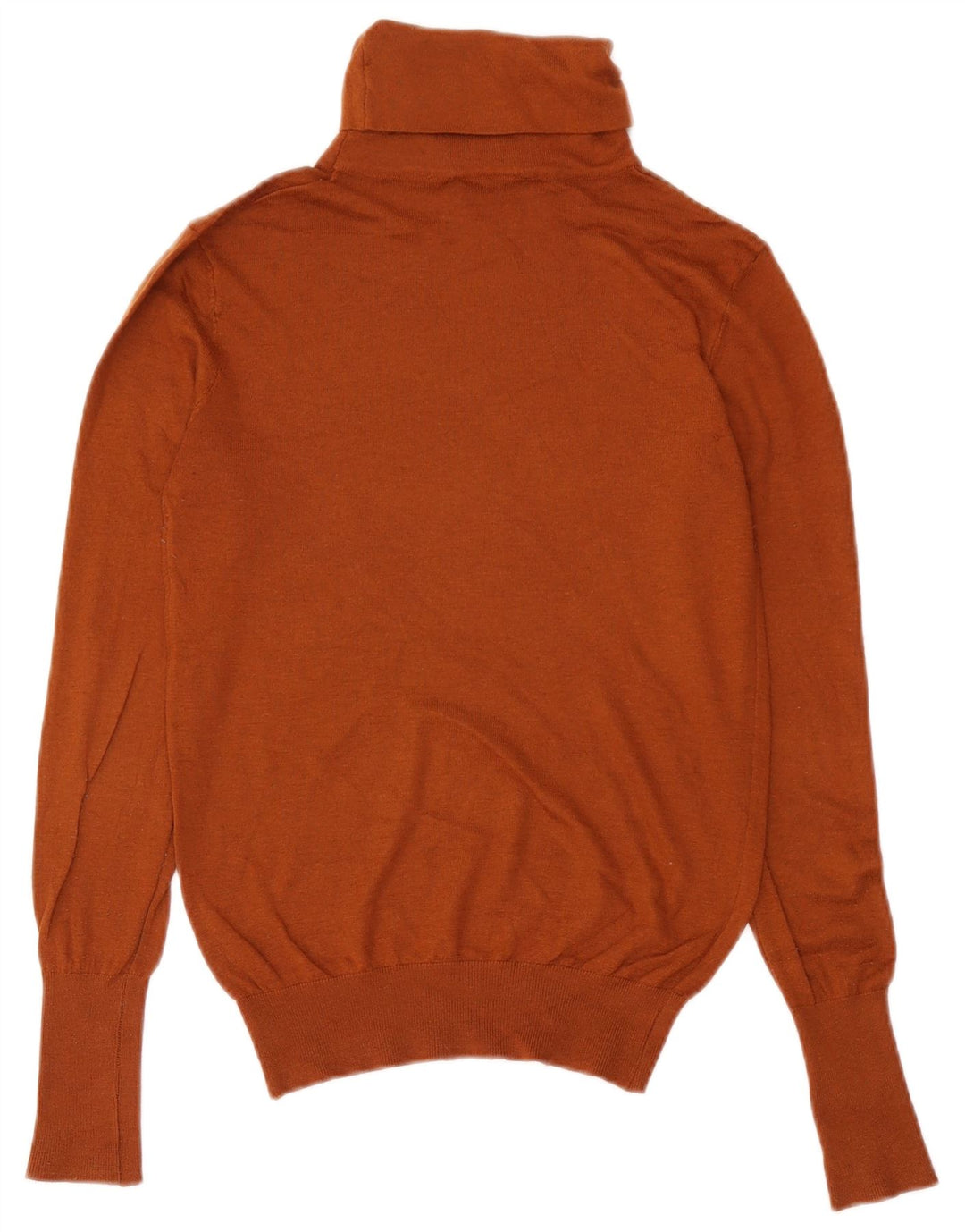 Zara - Jersey con cuello vuelto para mujer, talla 40, color marrón medio