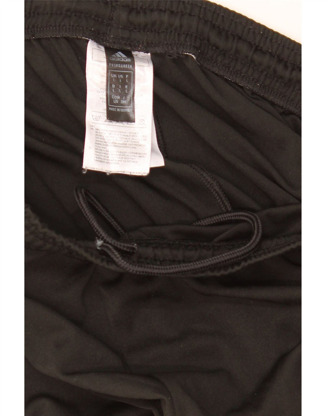 Adidas - Pantalones cortos deportivos Aeroready para hombre, tamaño grande, poliéster negro