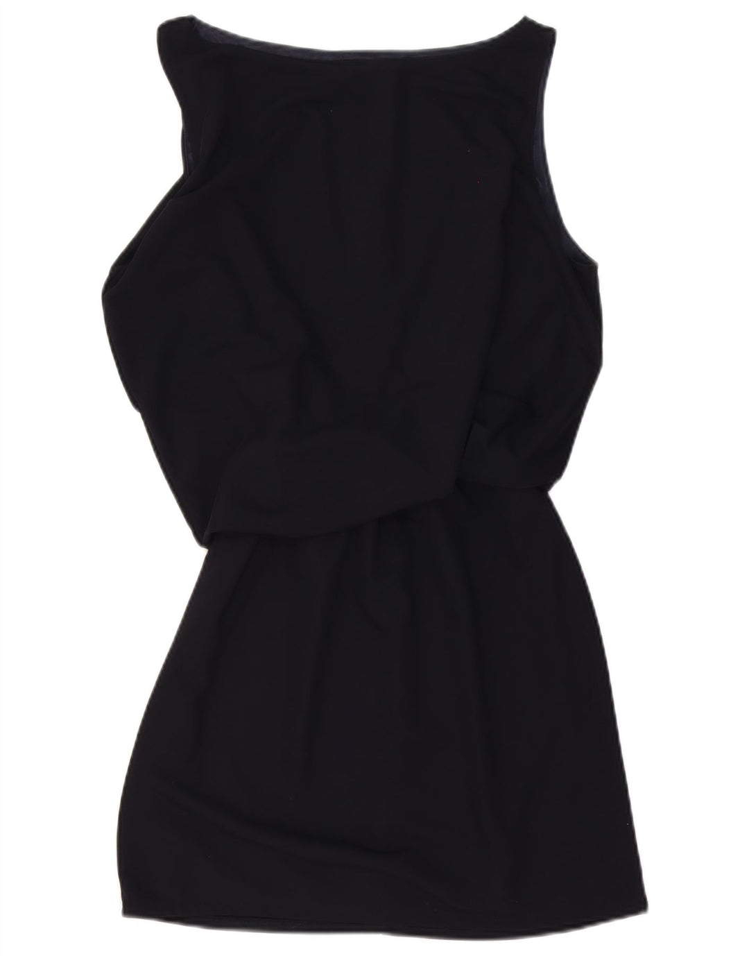 Zara Vestido tubo sin mangas para mujer UK 44 Azul marino mediano