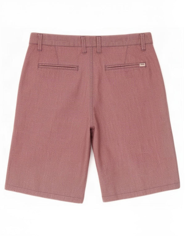 Pantalones cortos chinos Vans para hombre medianos W32 de algodón a rayas rosas