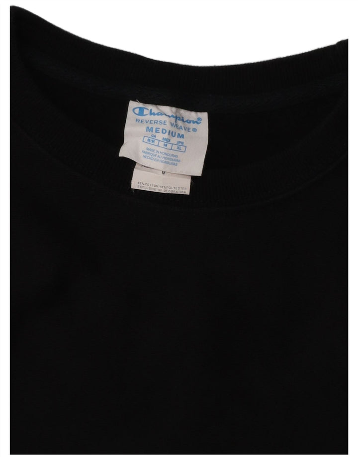 CHAMPION Sudadera para mujer Jumper UK 14 Medium Black Cotton