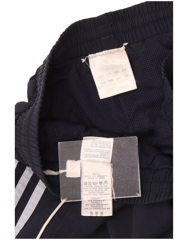 Adidas - Pantalones cortos deportivos para hombre, talla grande, poliéster, color azul marino