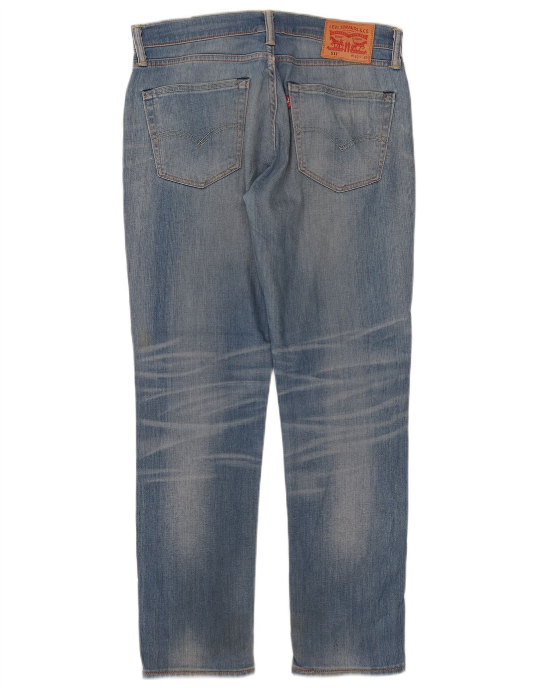 Levi's Hombre 511 Slim Jeans W32 L30 Algodón Azul