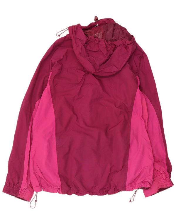 Chaqueta impermeable con capucha para mujer de Mountain Warehouse, talla 40, talla grande, color rosa