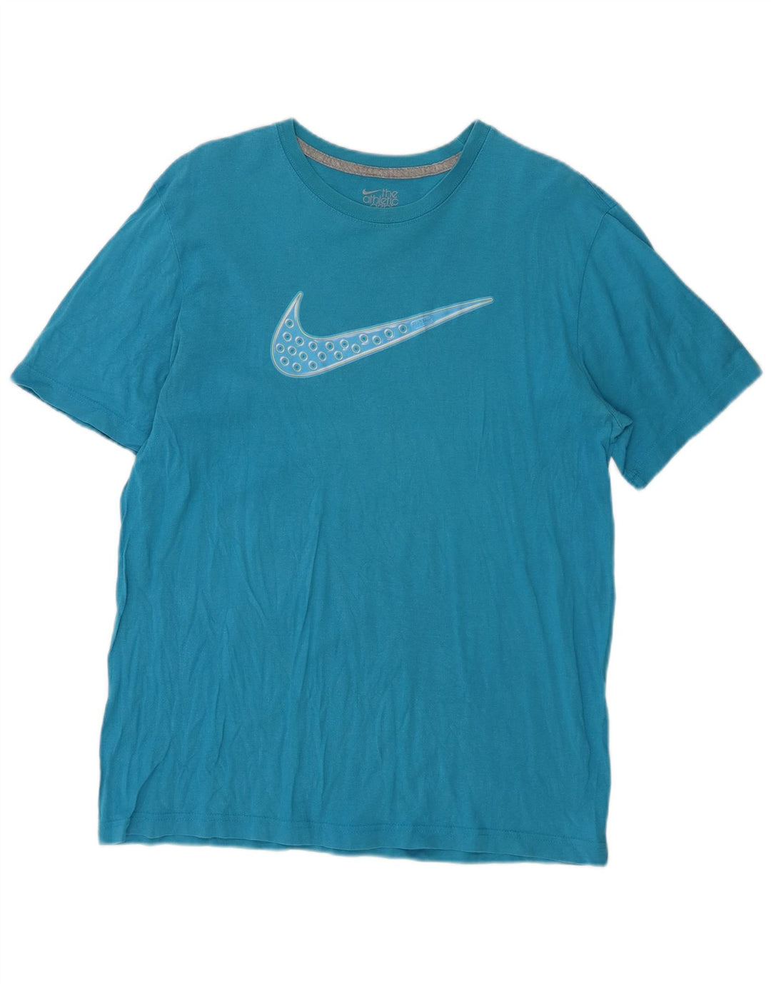 NIKE Camiseta gráfica de ajuste regular para hombre, talla grande, azul
