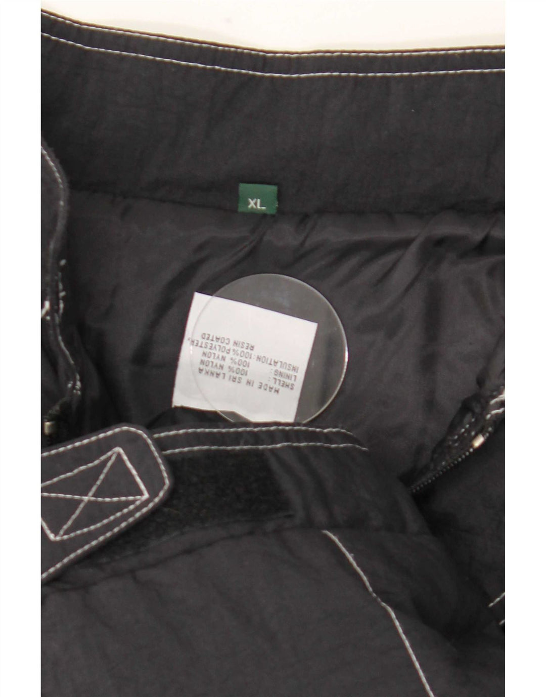 Chaqueta de carreras gráfica para hombre de Fórmula Uno UK 42 XL Nylon a cuadros negros